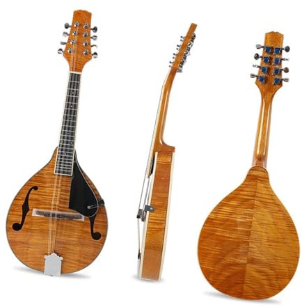 Åttasträngad Mandolin För Nybörjare Akustiskt Plockinstrument Mandolin För Vuxna