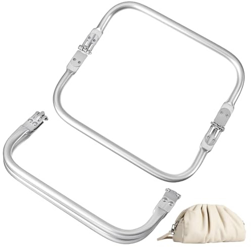 KAHZOR 2 PCS Chiusura Borsa Uncinetto 25Cm, Manici Per Borse Uncinetto Per Progetti Diy, Chiusure Per Borse Uncinetto, Clutch Per Borse Uncinetto Per Portafogli, Clutch Per Borse Uncinetto Accessori
