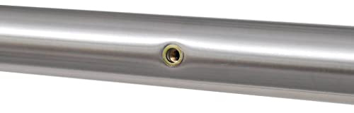 Supporto per cassetta delle lettere in acciaio inox, autoportante, con kit di montaggio, resistente alle intemperie, per giardino e ingresso, colonna postale stabile con ancoraggio a pavimento e