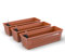 Plastard Blumenkasten Milano 3er Set 60 cm lang Farbe Terrakotta mit Wasserspeicher und Wasserstandsanzeige Pflanzkasten für Garten und Balkon witterungsbeständig für Innen und Außen