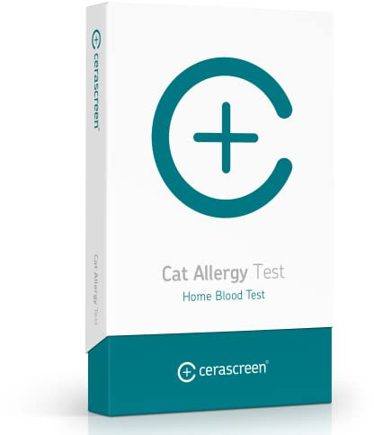 Test Allergia Gatto di CERASCREEN - Determinare un'allergia alla forfora di gatto da casa | Analisi professionale nel laboratorio medico | Raccomandazioni concrete per intervenire