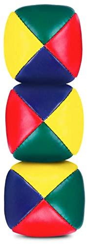 Juggling Balls for Adults Beginners Children Set – Classic Learning Circus Soft Toys | Multi Colored Small Soft Balls for Kids Sensory Toys – Easy Grip & Comfortable for Practice, Perfect for Fun