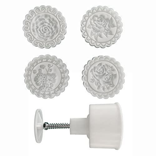 Juego de cortador de flores de ciruela y peonía, para tartas, galletas, postres, decoración de pasteles, postres, etc