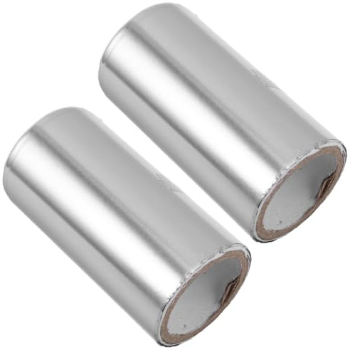 POPETPOP Feuilles D’aluminium pour Dissolvant Vernis à Ongles Gel 2 Rouleaux 3 Mètres Film Fin Résistant pour Manucure Ongles Naturels et Gel Usage Professionnel