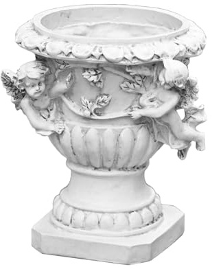 Vaso Per Fiori Giardino Angelico - Vaso Da Fiori Rustico In Stile Europeo Decorativo | Fioriera Per Interni In Resina Con Foro Di Drenaggio,Per Pianta Cactus Bonsai Da Interno Ed Esterno Per Giardino