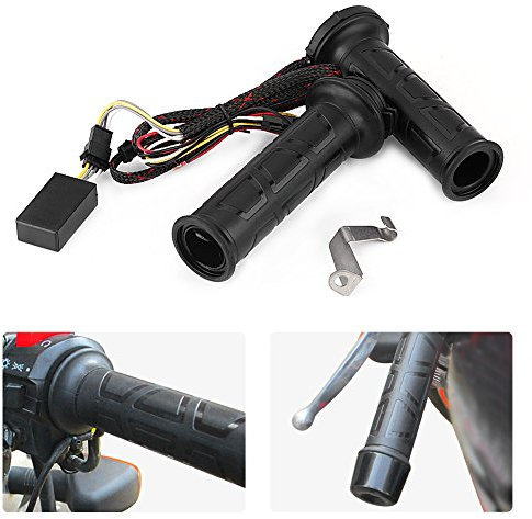 Poignee Chauffante Vtt-Motorradlenker Elektrischer Heizgriff 22 Mm Motorrad Handgriffe Motorrad Heizgriffe 1 Paar 22 Mm (7/8) Motorrad Elektrische Heiße Heizung Warme Handgriffe Lenker