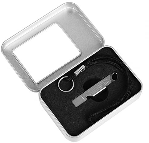 DONGKER Fischietto per Cani,120 db Fischietti per Cane Addestramento in Titanio Impermeabile con Cinturino da 15cm per Campeggio Escursionismo Sopravvivenza