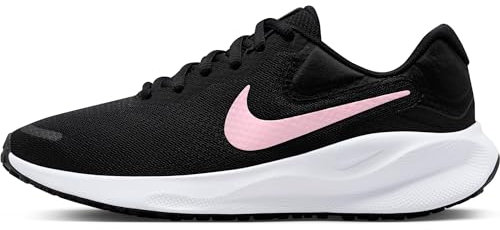 Nike Revolution 7 Straßenlaufschuh für Damen, Black/Med Soft Pink-White, FB2208-004, 35.5 EU (W 5 US)
