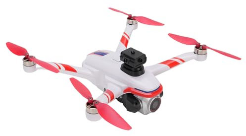 Bewinner Mini Drone con Fotocamera per Principianti, Droni HD 4K con Controller dello Schermo LCD, Quadricottero Telecomandata con Evitamento degli Ostacoli Intelligente, Rotolo a 360 ° (rosso)