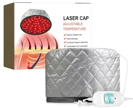 Heated Caps for Deep Conditioning - Adjustable Hair Steamer Cap, Electric Hair Spa Hat | Thermal Hair Steaming Cap for Natural Hair Care, Nourishing Heat Cap for Moisturizing Dry Damaged Hai