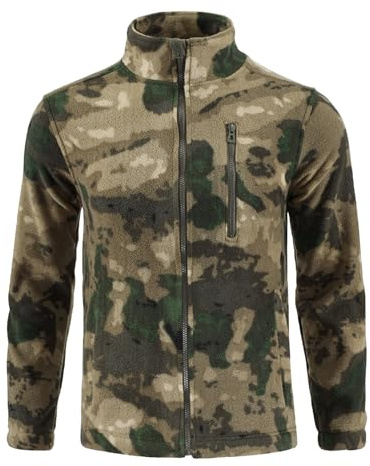 Générique Vetements Tactiques Camouflage Vêtements Tactique Softshell Uniforme Militaire Manteaux Homme Chasse Polaire Treillis Legere Capuche Blouson XXL