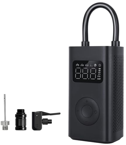 Xiaomi Compresseur à Air Portatif 2 | Mini Pompe Électrique 25% Plus Rapide avec 6 Modes | Pression 150 PSI, Arrêt Automatique, LED | Gonfleur Pneus de Secours pour Véhicule, Camping, Urgence