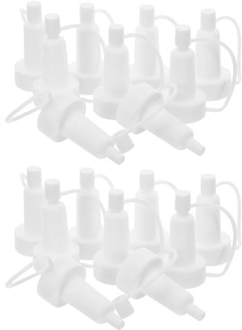 LIFKOME 200 Pezzi Ampoule Bottle Dropper Nozzle Trasparente Caps per Fiale con Punta Tromba Preciso Dosaggio per Laboratorio Uso Medico e Farmaceutico Materiale Resistente e Compatibile