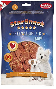 Nobby STARSNACK MINI Chicken Salami Slice 70 g