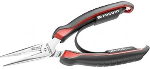 FACOM 193A.16CPE 1/2 Ronde Pinces, Rouge/Noir, 160 mm