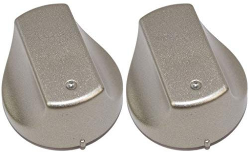 Hot-ari IX Interrupteur de commande Boutons pour Hotpoint four cuisinière plaque de cuisson (Argent, Lot de 2) par,
