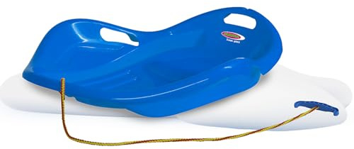 JAMARA 460535 – Snow Play Bob Speed 78 cm – aerodynamisk design, hållbar plast, bekväm, ergonomisk sitt-/liggstol för optimal glidposition, 1 kg lätt, blå
