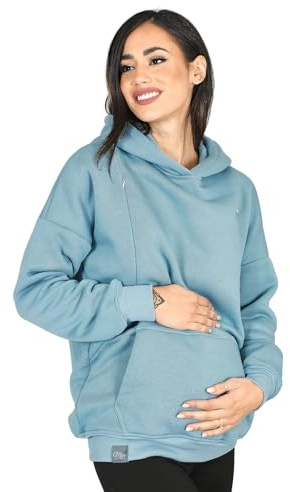 MijaCulture mammamode 2-i-1 amningströja & mammatröja amningströja Molly M001, Turkis, XL