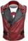 Funhoo Erwachsene Herren Thor Cosplay Kostüm Punk ärmellose Jacke Westen Gürtel Hose Freizeitanzug Komplettes Set für Halloween Party Outfit (3XL, Jacke + Weste)