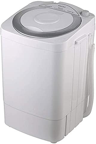 Lavadora portátil 220V 7KG Capacidad Total Lavado y Centrifugado de una Sola Tina Deshidratación U~V Limpieza Profunda Compacto, Azul, marrón, Plateado, Azul, Plateado