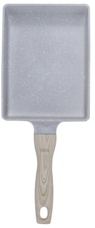 Alipis Padella in Antiaderente Per Uova e Pancake Manico in Legno Leggera e Portatile Facile Da Pulare e Adatta Diverse Cotture