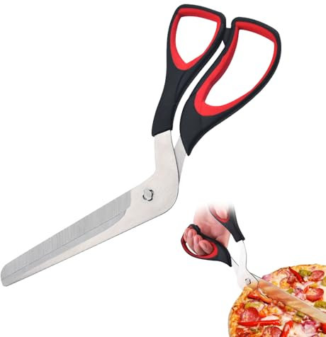 1PCS Ciseaux à pizza,Ciseaux de Cuisine,Multifonctionnels pour Couper les Pizzas,ciseaux a pizza,Ciseaux Pizza Professionnel,Ciseaux pizza Coupe Pizza Découpe Pizza Cutter en Acier Inoxydable.