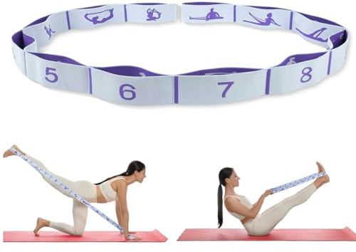 COYUN 1 Piezas Banda EláStica De Gimnasia para NiñOs, Banda Elastica Fitness, Correa De Estiramiento con Bucles, Bandas De Resistencia para Entrenadores En Entrenamiento De Gimnasia, Yoga, LatíN