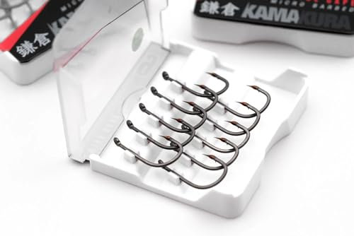 Korda Kamakura Wide Gape, Barbed Size 4, Incredibly Sharp Beaked Point, Point Protected by Wax for Enhanced Durability and Performance in Fishing Hooks