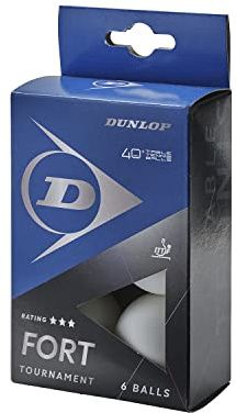 Dunlop Fort Tournament - Palline da ping pong (confezione da 6)