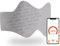 Vulpés HeatBelt Pro - Heated Belt for Back, Kidneys & Pelvic Area | Smartphone Controlled | Organic Bamboo Fabric (Stone Grey, M (90-120 cm / 35-47 inch))