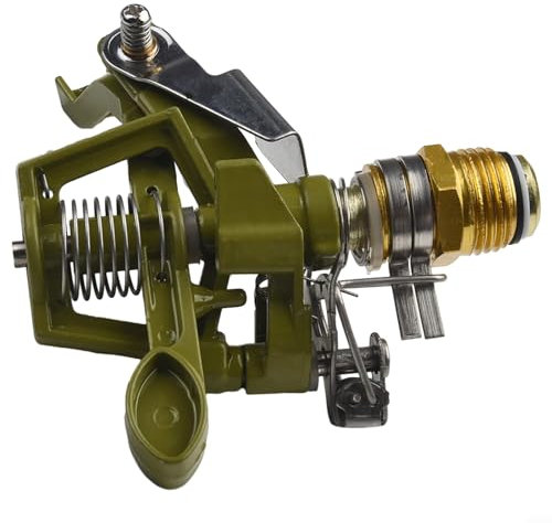 Impulse – Arroseur de jardin en laiton de 1,27 cm avec rotation rapide et puissante, pour arroser les plantes, les fleurs, les légumes