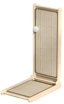 Kratzpappe für Katzen Großes Katzenkratzpad aus Sisal, L-Form, vertikaler Krallenschleifer, Katzenspielzeug, verschleißfestes Katzenkratzpad Katzenspielzeug