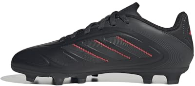 Adidas Unisex COPA Pure III Club FG/MG Football Boots, core Black/Carbon/Lucid red, 44 2/3 EU