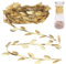 Enredadera Dorada Decorada,10M Vides Artificiales Dorado Guirnaldas,Hojas Hiedra Ratán Dorado,Hiedra Artificial Guirnalda,Hoja Vid Artificial,für Party,Hochzeit,Zeremonie,Lampen-Dekoration