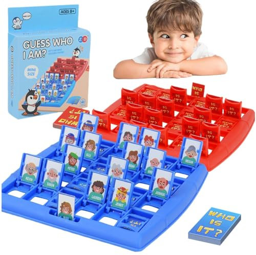 Ratespiel - Lern-Ratespiel | Ratespiel mit 96 Karten, logisches Denken, Vorschulspiel, Geschenk für Kinder
