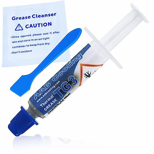 AAB Cooling Thermal Grease 3 - 1g - Thermal Compound for Heat Dissipation From CPU | Heatsink Paste | Processor Paste | CPU Paste | Cooling Paste