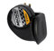 Keenso Motorrad Elektronisches Schneckenhorn, Universal Wasserdicht Mini Laut Schneckenhorn für Motorrad Lautsprecher 12V 510HZ