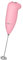 Clatronic® elektrischer Milchaufschäumer | Mixer | Milchschaum in Sekundenschnelle | Milchaufschäumer | Soft - Touch - Gehäuse | Stab | mit Edelstahl - Schaumschläger | MS 3089 pink