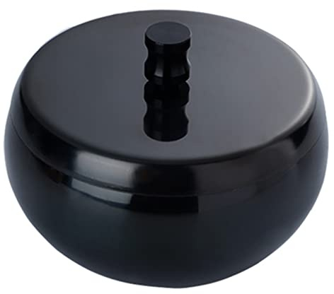 Large Outdoor Ashtray with Lid, hanlongyu Stainless Steel Ash Tray Sets for Weed, Metal Windproof Ashtrays for Cigarettes, Smokers, Desktop Smoking Ashtray Office Patio Home Decor