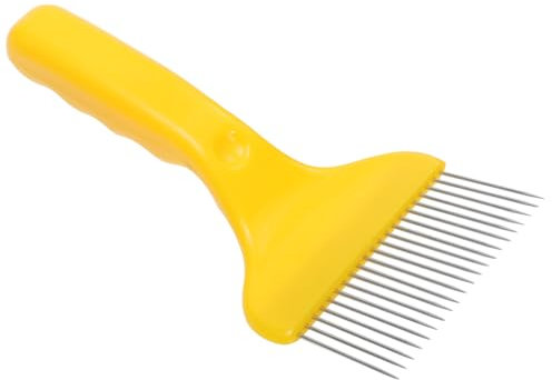 Kisangel Edelstahl Honigschleuder Mit Kunststoffgriff Für Honigsammler Honigschaber Und Imkereiwerkzeug Inklusive Propolissammler Für Bienenzucht