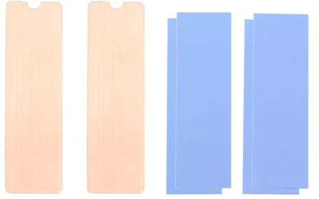 ZDE 2 st M.2 kylfläns för 2280 M.2 SSD med termisk silikondyna för Raspberry Pi NGFF PCIe NVMe SATA M.2 2280 SSD bärbar dator
