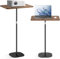 Stehpult Höhenverstellbar mit 46–120cm Laptop Ständer, Mobile Schreibtisch Verstellbarer Beistelltisch, für Studienarbeiten Beweglicher Computertisch für Büros/Bett und Sofa, Schwarz