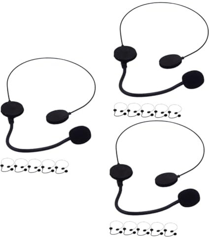 BESPORTBLE 18pezzi Microfono Auricolari Per Costumi Accessori Per Cosplay e Halloween e Facili Trasportare