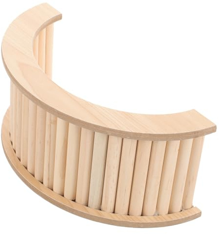 Gatuida Pont Escalade Bois pour Petits Animaux Rampe pour Cage à Hamster Échelle pour Cage à Hamster Jouets pour