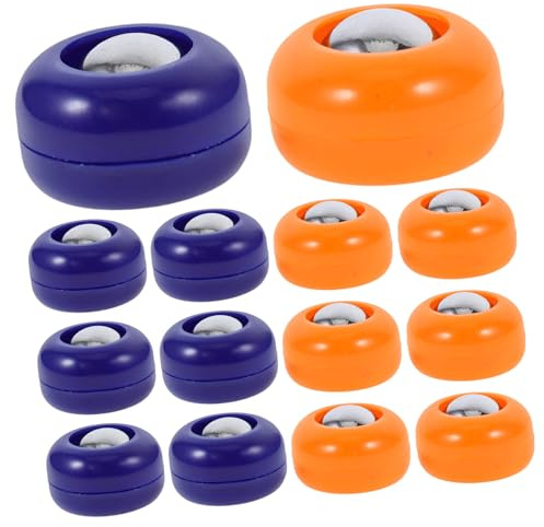 CONGARTENO Set 20 Pezzi Accessori Da Tavolo Per Gioco Di Curling e Shuffleboard, Pietre Da Curling Mini in Pp Resistente, Accessori Sportivi Per Riunioni Di Famiglia e Feste, Uso Interno Ed Esterno