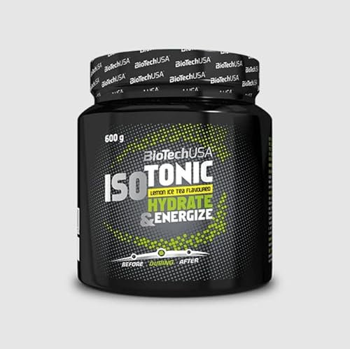 BioTechUSA IsoTonic Drink Powder | High Carb & Electrolyte Blend | with Vitamins | Ideal for Endurance Training | Gluten-Free & Refreshing | 600g | Orange-Mango