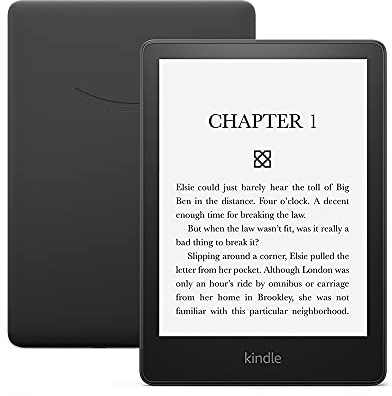 Amazon Kindle Paperwhite (16 GB) – Now with a larger display, adjustable warm light, increased battery life, and faster page turns – Black