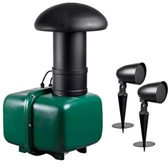 Monoprice Outdoor 2.1 Speaker System - 8-inch Subwoofer 2.5-inch Satellites (3 Piece), Black - Sycamore Series