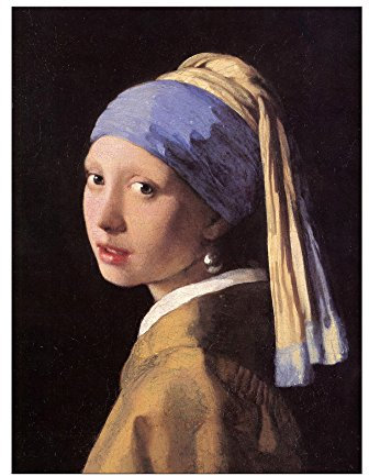 Kunstdruck Poster - Jan Vermeer Das Mädchen mit dem Perlenohrgehänge 40x60 cm ca. A2 - Alte Meister Bild ohne Rahmen