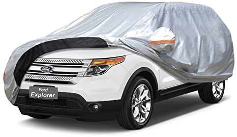 GUNHYI Car Cover Custom Fit Ford Explorer (1995-2025) Waterproof for Automobiles, Oxford Sun Rain Dust Snow Protection (Ships from US Warehouse, Delivery 3-8 Days)
